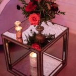 Antique Mirrored End Table - Image 2