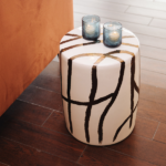 Hobnail Glass Votive - Blue - Image 2