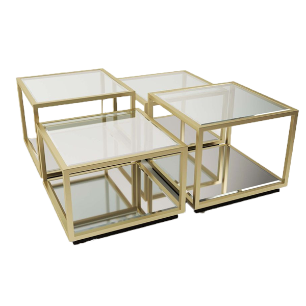 Glam Mirrored Coffee Table Glam Mirrored Coffee Table - Image 1