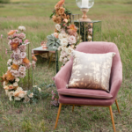 Gold Foil Velvet Pillow - Image 2