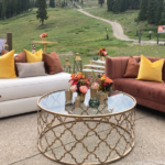 Gold Quatrefoil Coffee Table - Image 2