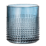 Hobnail Glass Votive - Blue