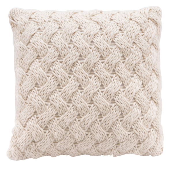 Knit Ivory Pillow