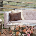 Pintucked Leather Pillow - Image 2