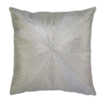 Silver Starburst Pillow
