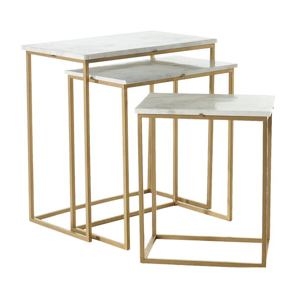 Stone Gold Nesting End Tables