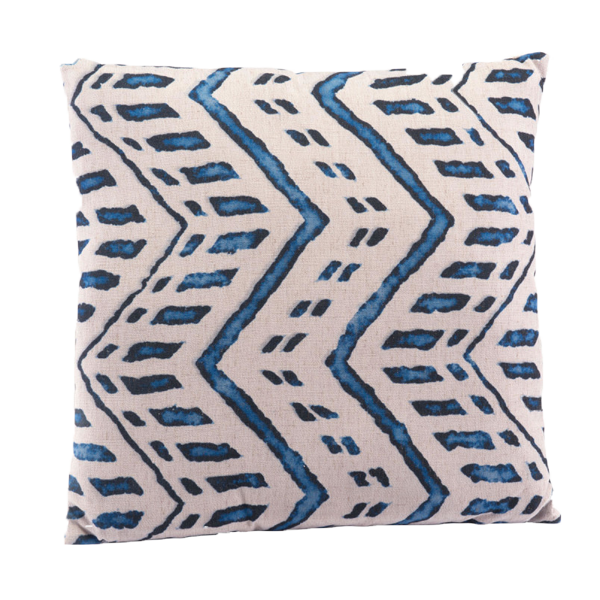 Blue Zig Zag Pillow Luxury Event Design & Decor for Colorado Events