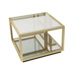 Glam Mirrored End Table