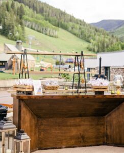 Geo Concave Bar in front of Beaver Creek Mountain