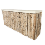 Birch Log Bar Cream Top