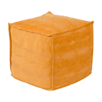 Saffron Cube Pouf Ottoman