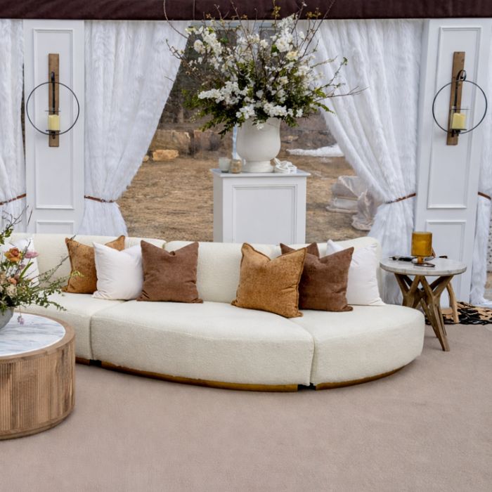 White Fur Drape - Image 2